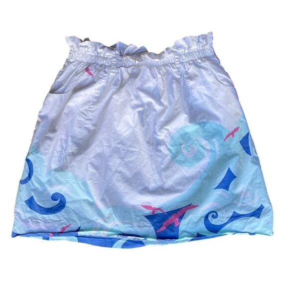 Lilly Pulitzer Seagull Skirt Wave Skirt Size Small - Picture 7 of 7